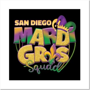 San Diego Mardi Gras Posters and Art